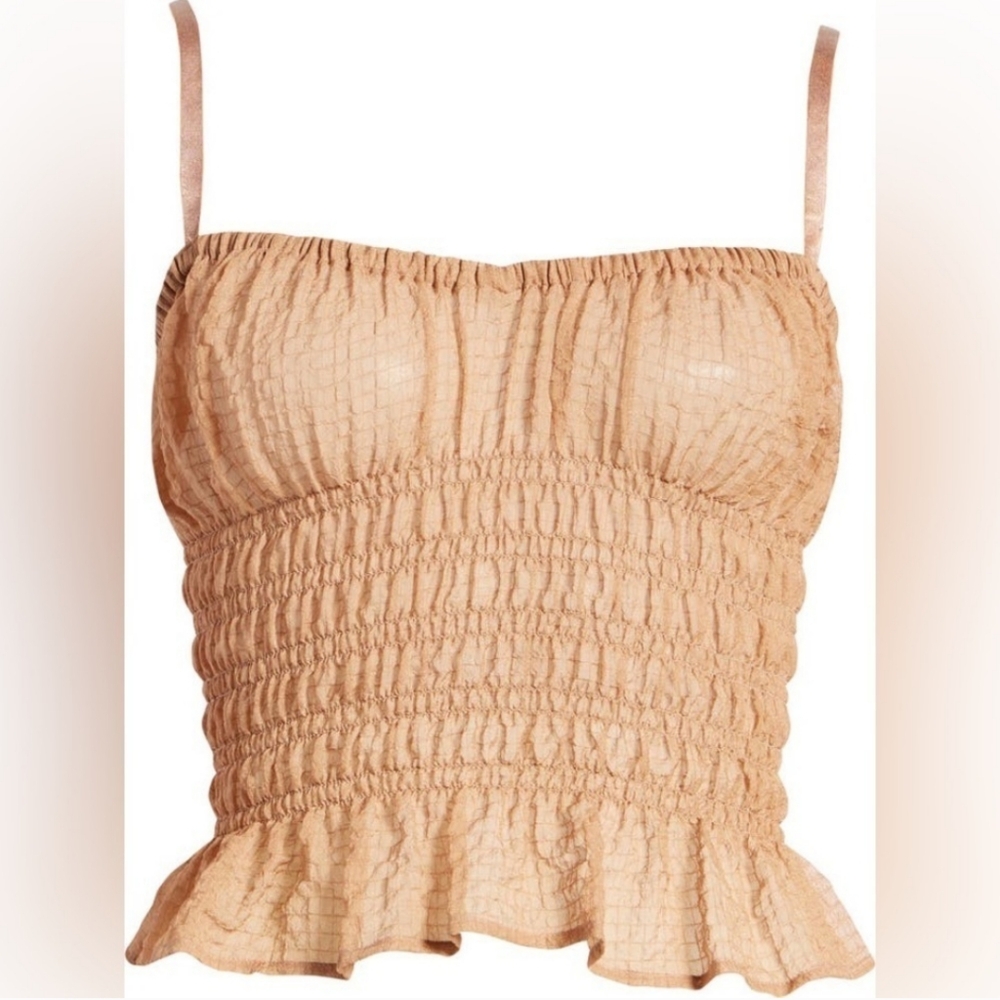 Open Edit Smocked Cami